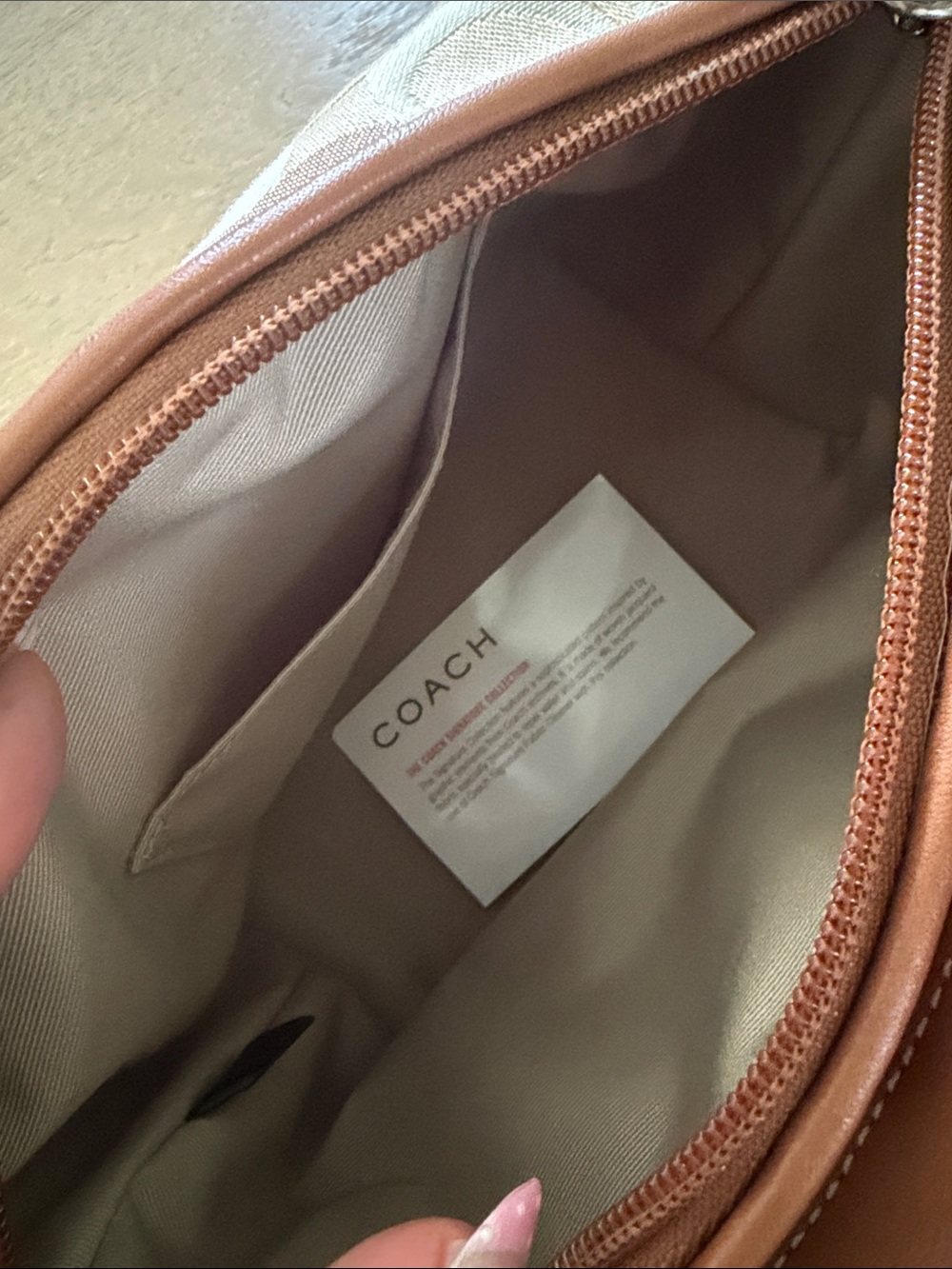 Coach Vintage Y2K Signature Brown Mini Bag Baguette - Picture 6 of 8